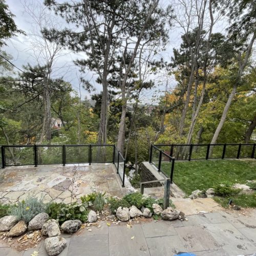 glass railings