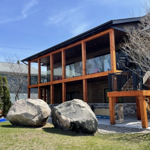 glass railings