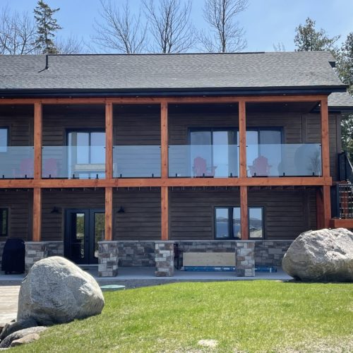 glass railings